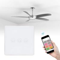 G WiFi Smart Switch, Buena compatibilidad Seguridad inteligente Interruptor táctil inalámbrico para oficinas para hogares - details 0
