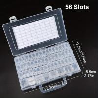 Caja De Almacenamiento De Joyería Y Perlas Para Pintura Diamante DIY Organizador De Accesorios De Joyería De Plástico Con 32/40/42/48/56/64 Slots - details 3