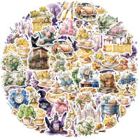30pcs Pegatinas Temáticas De Grimoire Unicornio Gato Mágico Y Otros Clásicos Para Decorar Cuaderno Botella Diario Adhesivos Classiques - details 0