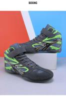 Zapatos De Lucha Libresas Para Hombres Zapatillas De Entrenamiento Cómodas Equipo Deportivo Original Zapatos De Lucha Material Microfibra Mesh Suela De Goma - details 4