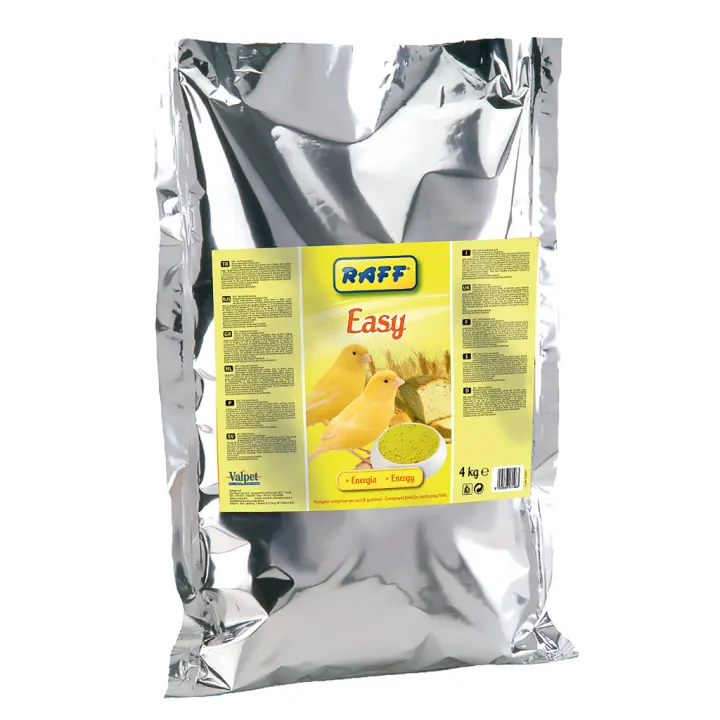Pasta de Cria para Canarios Raff Easy Amarillo 4kg, Alimento para Aves, Rico en Nutrientes para una Dieta Completa y Equilibrada - 1