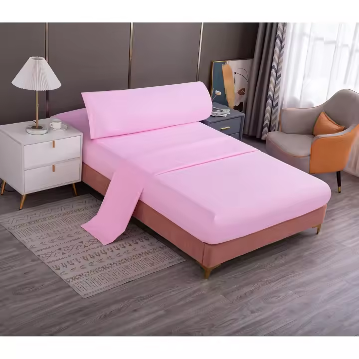 ILOVEHOMEJuego de Sábanas Verano Tacto Extrasuave - Juego de Cama 3 Piezas en Microfibra, incluye Sábana Bajera, Sábana Encimera y Funda de Almohada. -Tacto Sedoso para Camas de 90, 105, 135 y 150 cm. -Garantizado No Hace Bolitas - 1