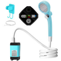 Kit De Ducha Camping Con Bomba RV Kit De Ducha Al Aire Libre Con Pantalla Digital Inteligente Y Pantalla Completa Ajustable 6000mAh - details 8