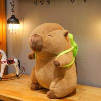 HOGARISIMO Capibara peluche con mochilita de tortuga ,mejor regalo de cumpleano ,peluche capybara kapibara - details 2