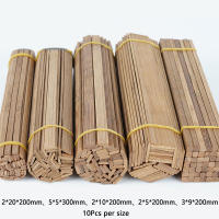 50Pcs Varillas De Bambú Rectangulares Para Modelos Y Manualidades No Terminadas Material De Madera Para Artesanía Y Construcción - details 2