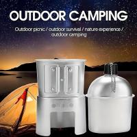 Set De 1 Botella De Agua De Aluminio Y Bolsa De Almacenamiento Para Deporte Al Aire Libre Camping Senderismo Viajes - details 2