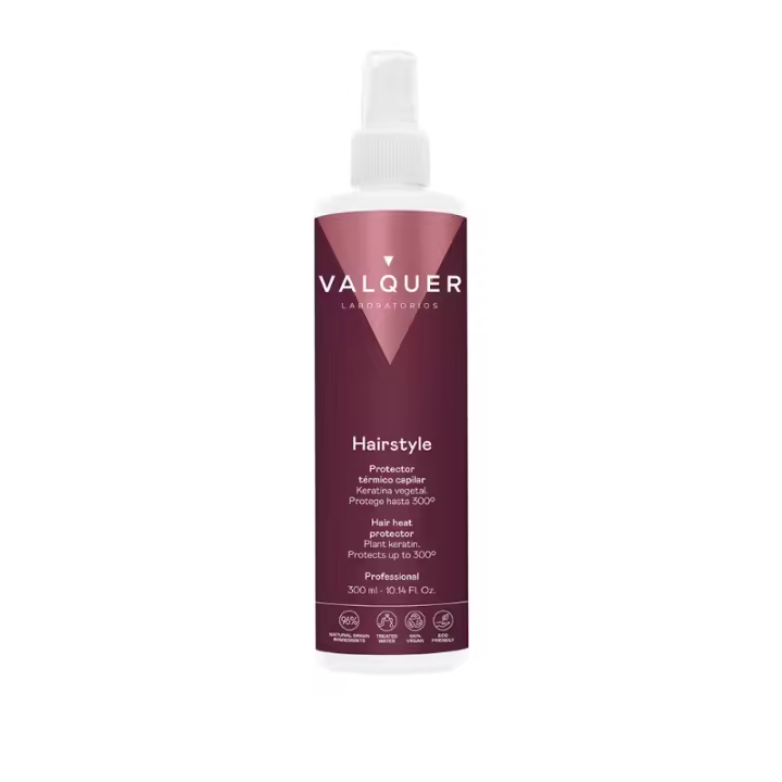 Valquer Laboratorios Pack de 2 Protectores Térmicos Capilar con Queratina Natural y Formulación Zero% - 300 Mlx2uds - 1