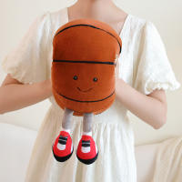 Alfombra De Fútbol Divertida Y Bonita De Peluche Suave Y Creativa Para Decoración De Habitación Juguete De Peluche De Baloncesto Para Adultos Y Niños - details 1