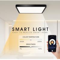 Lámpara De Techo Inteligente Tuya 36W Diseño De Madera LED Con Control De Voz Alexa Google Iluminación Para El Hogar - details 2