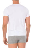 Q-EN-Camiseta interior Bamboo manga corta y cuello de pico para Hombre 603