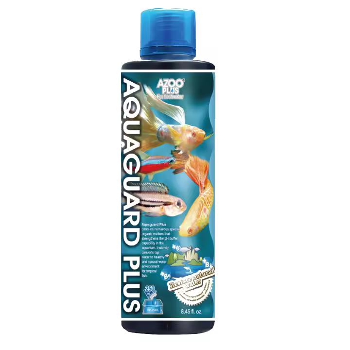 Azoo AQUAGUARD PLUS 500ml. ACONDICIONADOR DE AGUA SUPER PREMIUM especializado en acuarios de agua dulce. Espectro total. - 1