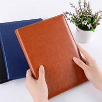 Portafolios De Negocios A5 Para Documentos Con Clip De Metal Organizador De Papelería Para Oficina Estuche De Cuero PU - details 13