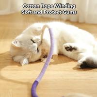 Juguetes Interactivos Para Gatos Mordedor De Algodón Con Hierba De Plata Telescopio Para Gatos Juguetes Para Masticar Accesorios Para Mascotas - details 5