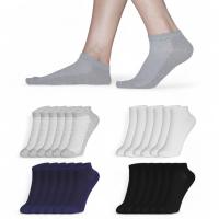 Geshop - 12 Pares Calcetines Tobilleros Hombre - Calcetines Tobilleros Mujer - Calcetines Hombre Cortos - Calcetines Mujer Cortos - Calcetines Tobilleros Algodón – Calcetines Transpirables Hombre y Mujer. - details 0