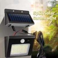 Luz Solar LED Exterior Con Sensor De Movimiento 48 LED IP65 Impermeable Luz De Jardín Solar Iluminación De Calle Luz De Pared - details 0