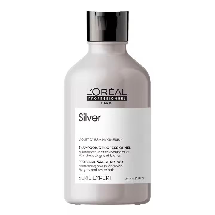 Champú Silver | Plata L'Oreal Expert Professionnel 300 Ml - Neutraliza Tonos Amarillos - 1