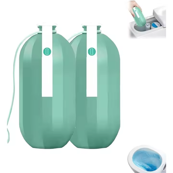 Limpiador de inodoros de larga duración (10 años), botella con aroma fresco automático para uso doméstico (3 unidades) - 1
