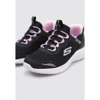 Skechers SLIP-INS: BOUNDER - SIMPLE CUTE Deportivas Planas Niña Negro - details 1