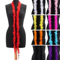 2M Boa De Plumas Para Árbol De Navidad Decoración De Fiesta De Boda Traje De Noche Adorno De Tela Con Cinta Artículos De Ropa Para Mujeres Material De Poliéster - details 0