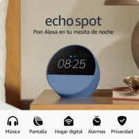 Amazon - Echo Spot (2024) | Despertador inteligente con Alexa y sonido premium | Azul - details 1