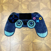 Alfombra Tufted De Gamer En Forma De Controlador Suave Y Antideslizante Para Decoración De Juegos Duradero Y Fácil De Cuidar Con Colores Vibrantes Para Niños Y Adolescentes En La Habitación - details 5