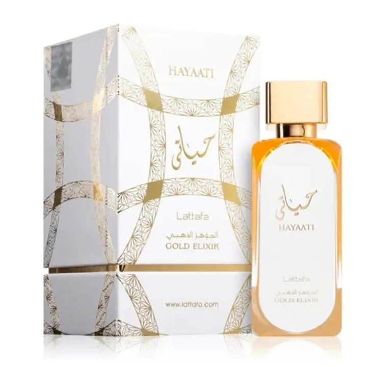Perfume Lattafa Hayaati Gold Elixir  Eau De Parfum Spray (Unisex) 100ml - 1