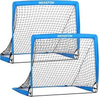 Juego De 2 Redes De Fútbol Para Niños Puerta De Fútbol Portátil Pop up Para Juegos Al Aire Libre Y Interior Práctica De Fútbol En El Jardín - details 20