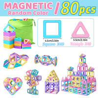 Bloques De Construcción Magnéticos STEM Juguete Educativo DIY Color Macarón Set De Construcción Aprendizaje Para Cumpleaños Halloween Navidad - details 8