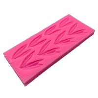 Molde De Silicona En Forma De Hoja De Bambú Estilo Chino Para Decoración De Pasteles Y Galletas Eco-amigable Pieza Individual - details 2