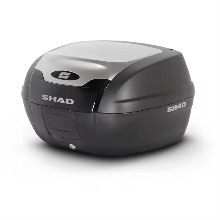 Shad Baulete Sh40 Aluminio Look Negro/aluminio - 1