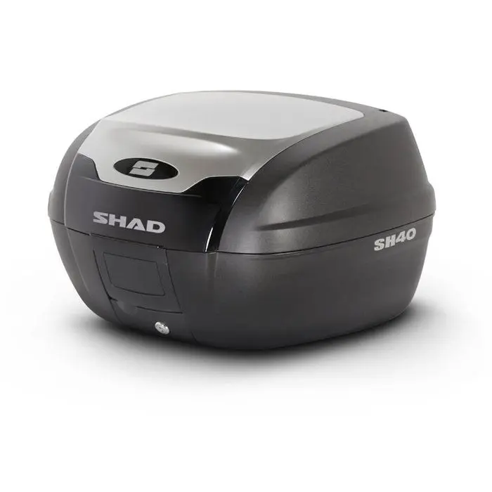 Shad Baulete Sh40 Aluminio Look Negro/aluminio - 1