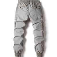 Pantalones De Cargo Para Hombre Casual Algodón Talla Medio Estilo Militar Táctico Full Length Con Bolsillos Pantalones Diarios - details 5