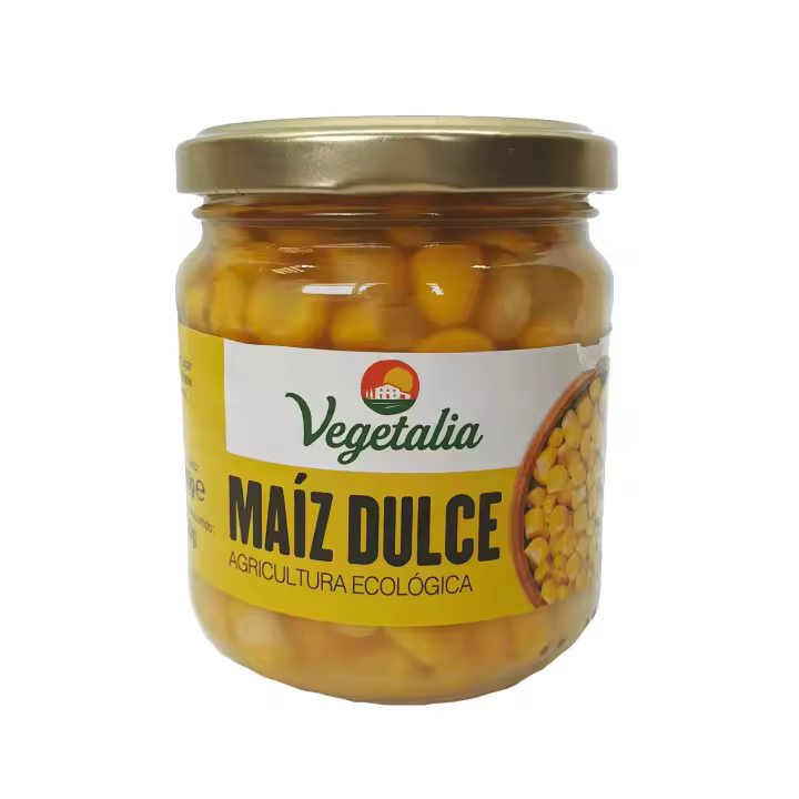 Maiz Dulce Bio en bote de vidrio Vegetalia 200 gr - 1