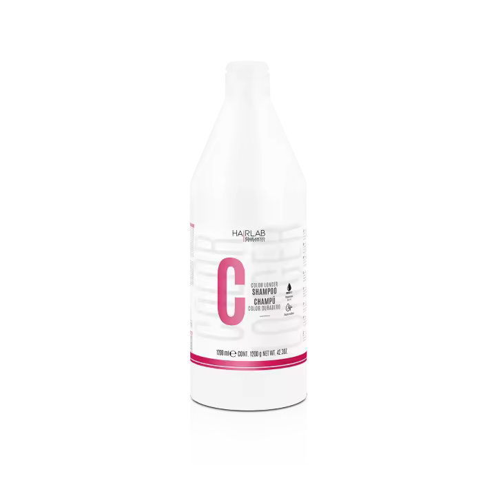 Salerm Cosmetics Champú Color Duradero 1200 Ml. / Champú de ácidos frutales ideal para sellar y mantener el color. Enriquecido con Provitamina B5, vitamina A y E para un color vibrante, brillante y duradero. - 1