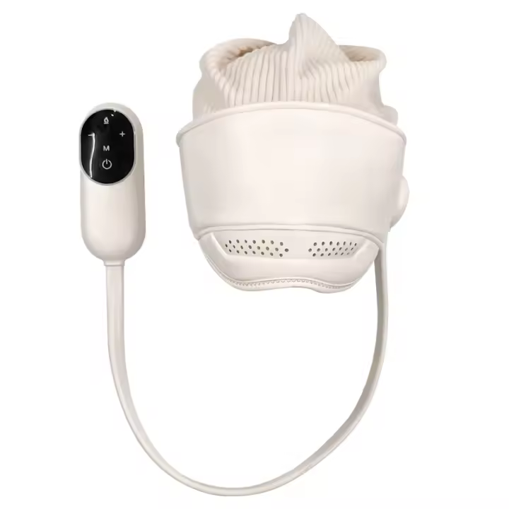 With 6 bolsas de aire y 3 Modos de calor, masajeador de sien inteligente, Ayuda para dormir, Alivio del estrés, relajación - 1