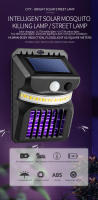 Lámpara Solar LED Mosquitera UV Con Electrochoque Inteligente De Inducción Humana Luz Exterior Impermeable Para Exterior - details 0