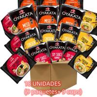 Oyakata Ramen/ Ramen Cup, sabores al pollo/ miso/ salsa soja,  comida Japonesa, fideos instante Japones - details 4