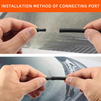 Boquilla De Rociador De Limpiaparabrisas Universal 2 Metros Con Tubo Y Cabezal T Y Para Bombas De Luz Frontal Piezas Automotrices - details 5