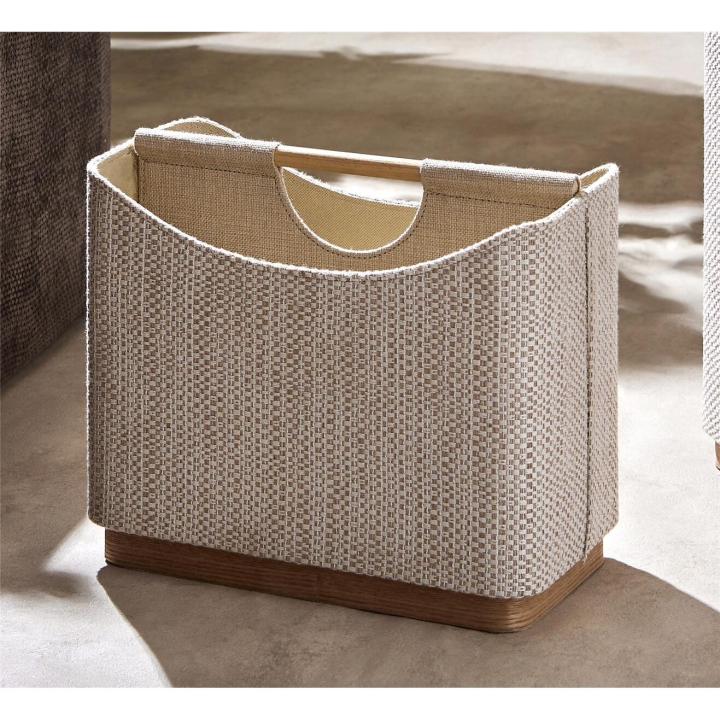 Revistero/organizador natur c/asa central 38x20x31 cmsEl mejor complemento para tu hogar.