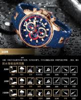 Reloj De Deporte Para Hombre MINI FOCUS Reloj De Cuarzo Impermeable Con Pantalla Grande Y Luminoso Correa De Silicona Resistente Al Choque Y Con Calendario - details 14