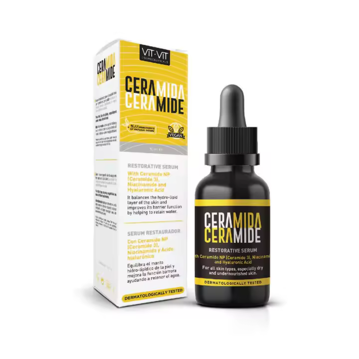 Serum Restaurador Ceramida con Acido Hualurónico y Niacinamida, Serum Hidratante que restura la función barrera de la pel. Serum vegano 30 ml Vit Vit Cosmetics Vit Vit Cosmeceuticals - 1