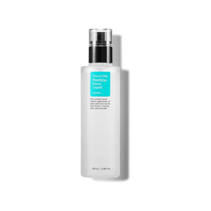 COSRX Dos en uno Power Poreless Liquid, 100ml / 3.38fl.oz/Limpieza y apriete de los poros dilatados - 1