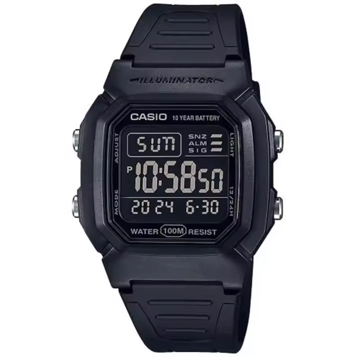 Casio Reloj W-800h-1bves Negro Hombre - 1