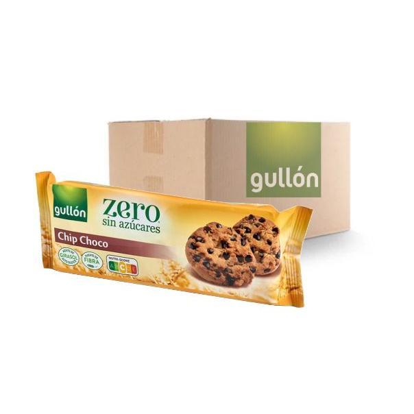 Pack de 12 Galleta Gullón Chip Choco Sin Azúcar 125g