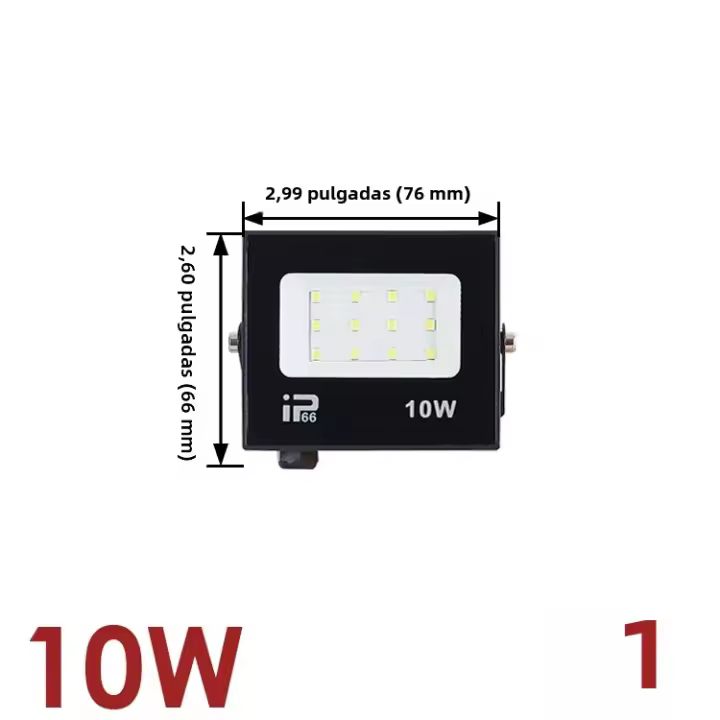 Lámpara De Inundación LED 200W Para Exteriores Con Vidrio Templado Luz De Proyector LED IP66 Impermeable Para Jardín Y Garage 220V - 1