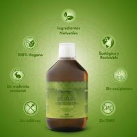 Dioxnatur DMSO 99,9% 500ml Dimetilsulfóxido Grado Farmacéutico - Botella + Spray Vaporizador cristal ámbar - details 0