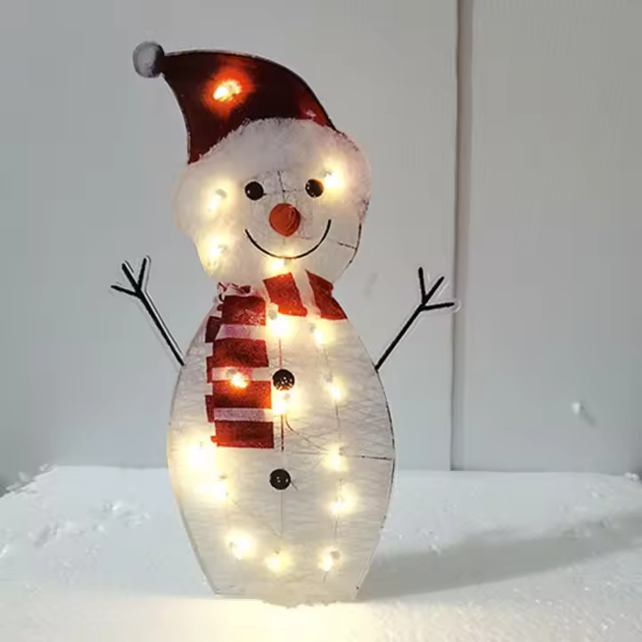 Luces LED De Payaso De Navidad Para Decoración De Jardín Y Exterior Lámpara De Neón De Figura De Navidad Para Hogar Y Vivero - 1
