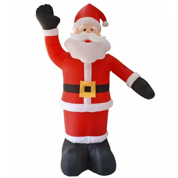 Gerimport Hinchable Decoración Navidad Papá Noel 6 Leds Exterior 180 Cm - 1