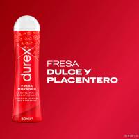 Durex Lubricante Sabor Y Aroma Fresa De Base Agua lubricante apto para sexo vaginal, anal y oral  - PACK DE 2x50ml - details 1