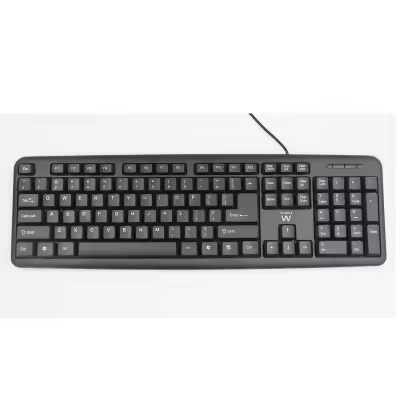 EWENT TECLADO STANDARD SLIM USB NEGRO (EW3109) - 1